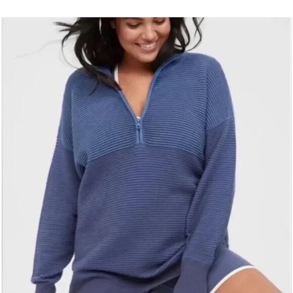 Aerie Offline Homestretch Ribber Sweater xxsmall comfy soft. stretchy oversized - Picture 1 of 8